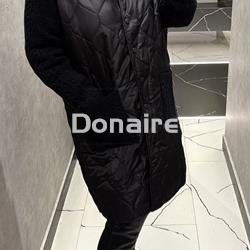 Abrigo combinado acolchado y punto NKN - Imagen 1