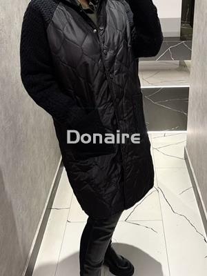 Abrigo combinado acolchado y punto NKN - Imagen 1