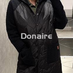 Abrigo combinado acolchado y punto NKN - Imagen 2