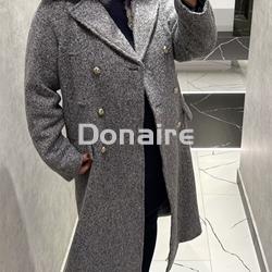 Abrigo cruzado gris Koralline - Imagen 2