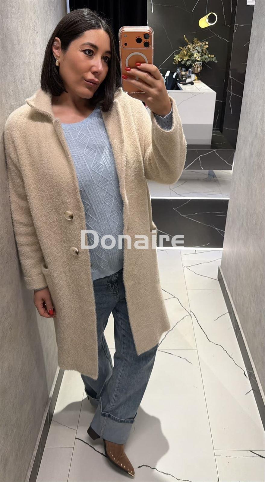 Abrigo de punto efecto pelo WNT - Imagen 1