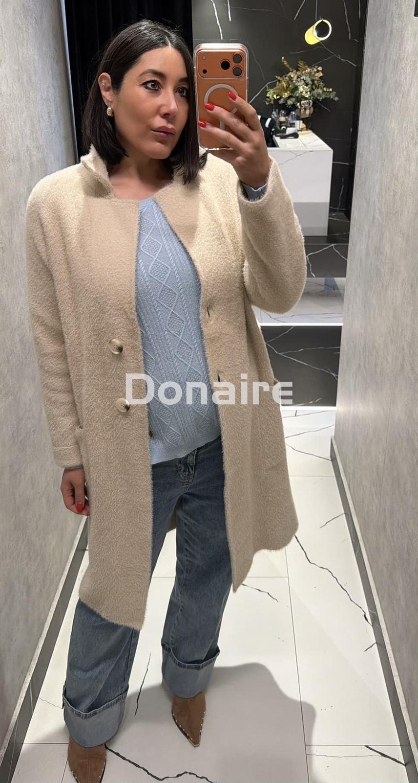 Abrigo de punto efecto pelo WNT - Imagen 2