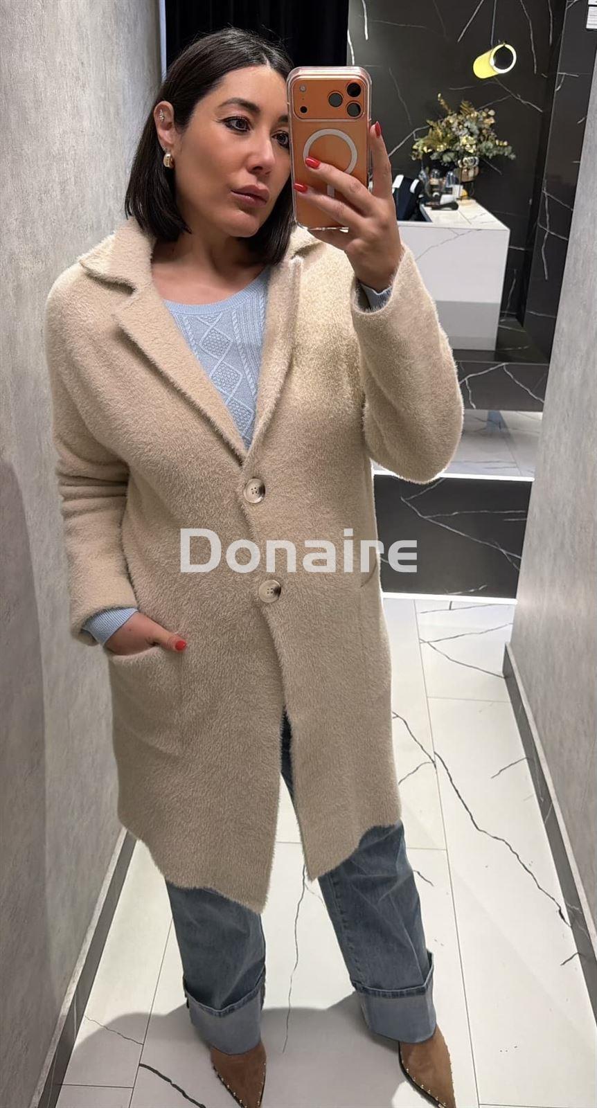 Abrigo de punto efecto pelo WNT - Imagen 3