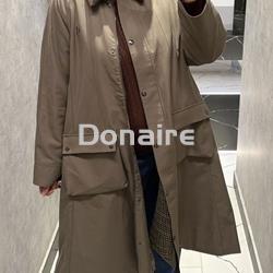 Abrigo largo acampanado cuello de pana Dixie - Imagen 2