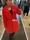 Abrigo rojo Koralline - Imagen 2