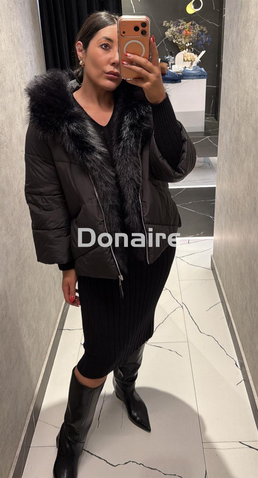 Acolchada con pelo negra BSB - Imagen 1