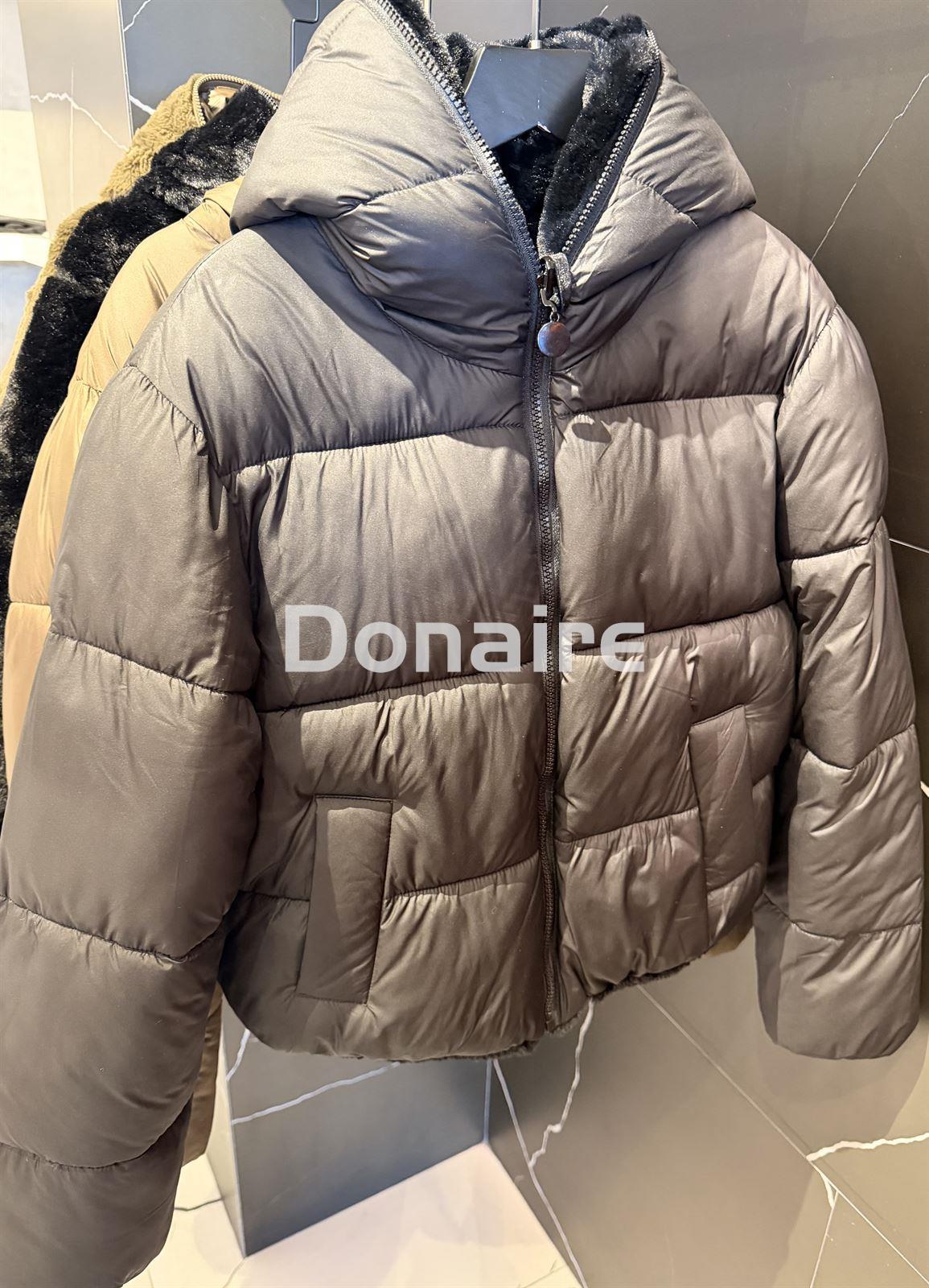 Acolchada reversible pelo negra Phard - Imagen 1