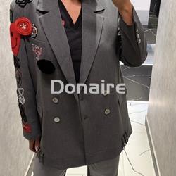 Americana cruzada oversize parches Lola Casademunt - Imagen 1