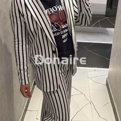 Americana rayas con capucha Dixie - Imagen 1