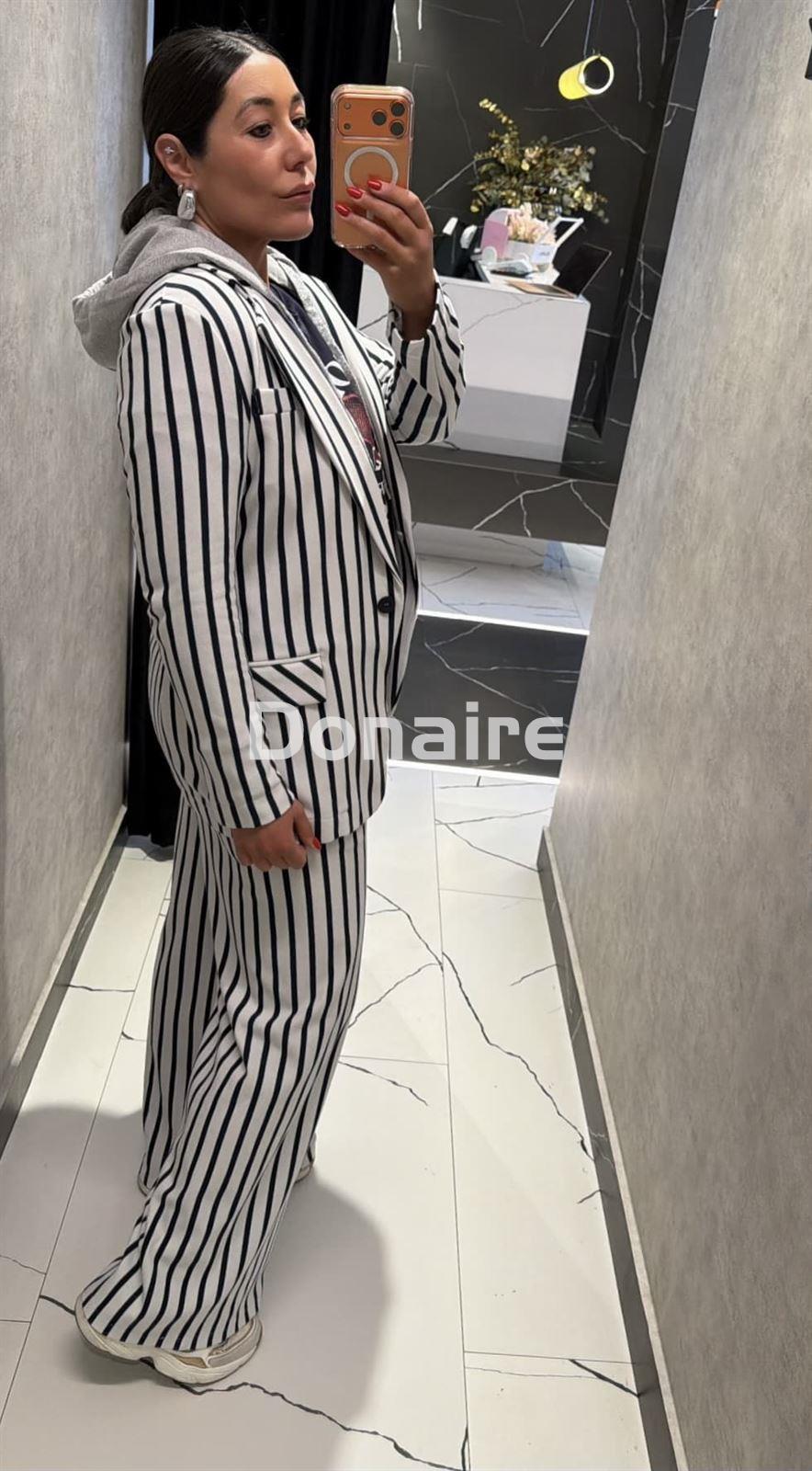 Americana rayas con capucha Dixie - Imagen 4