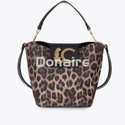Bandolera leopardo con logo leoparado Lola Casasemunt - Imagen 1
