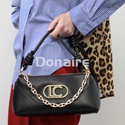 Bandolera negra asa nudos Lola Casademunt - Imagen 1