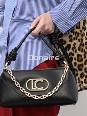 Bandolera negra asa nudos Lola Casademunt - Imagen 1