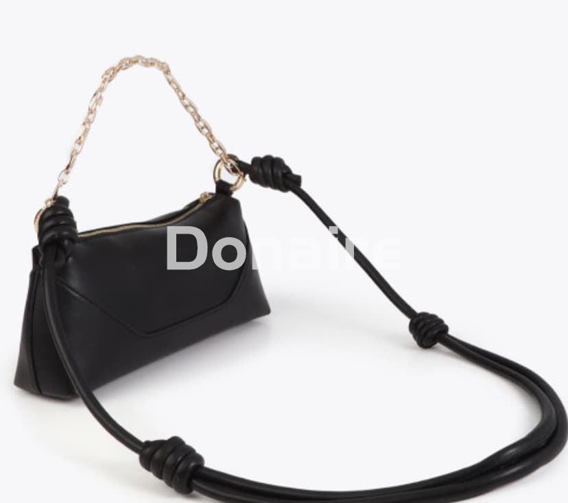 Bandolera negra asa nudos Lola Casademunt - Imagen 4