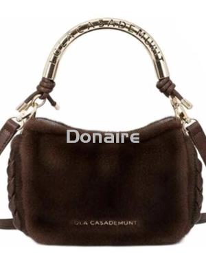 Bandolera pelo marrón 1981 Lola Casademunt - Imagen 1