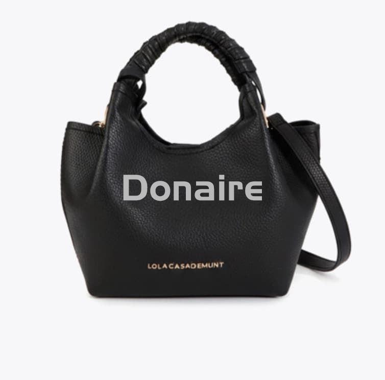 Bandolera pequeña con asa trenzada Lola Casademunt - Imagen 1