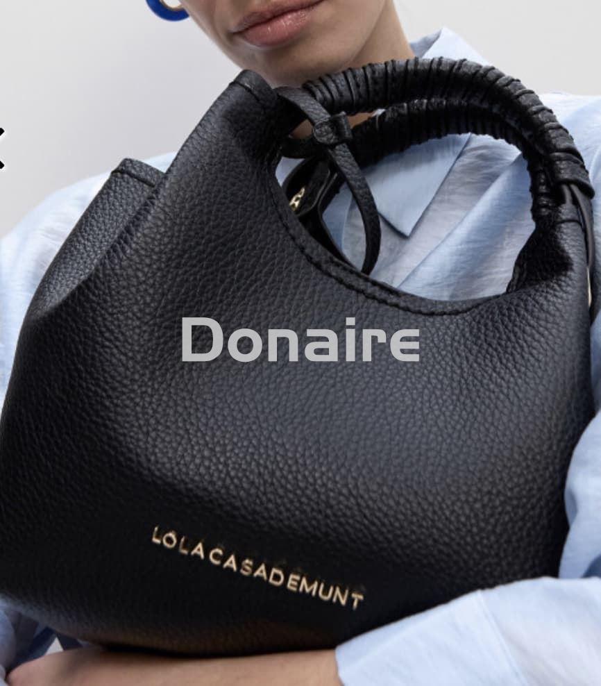 Bandolera pequeña con asa trenzada Lola Casademunt - Imagen 2