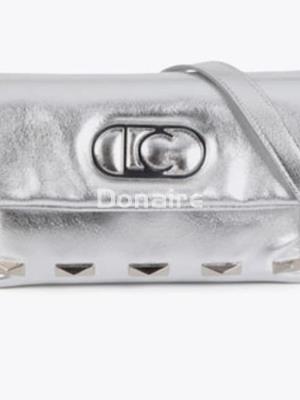 Bandolera plateada con tachas Lola Casademunt - Imagen 1