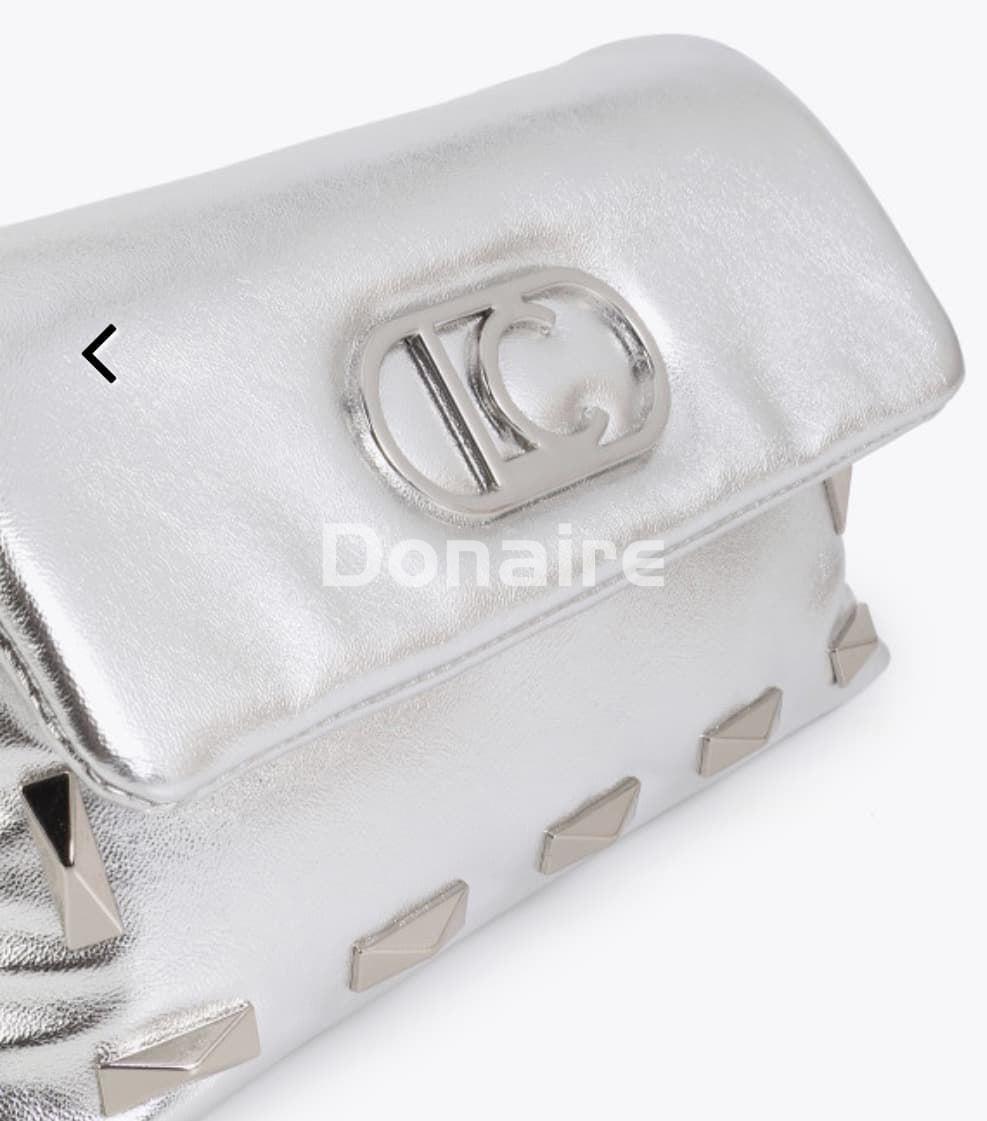 Bandolera plateada con tachas Lola Casademunt - Imagen 3