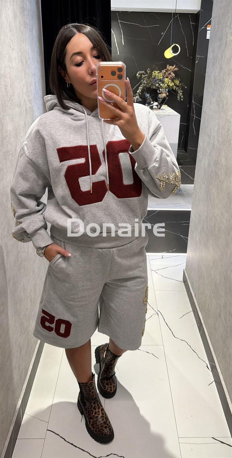 Bermuda jogger gris Trash and Luxury - Imagen 1