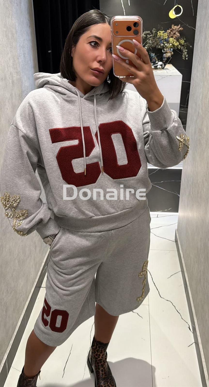 Bermuda jogger gris Trash and Luxury - Imagen 3