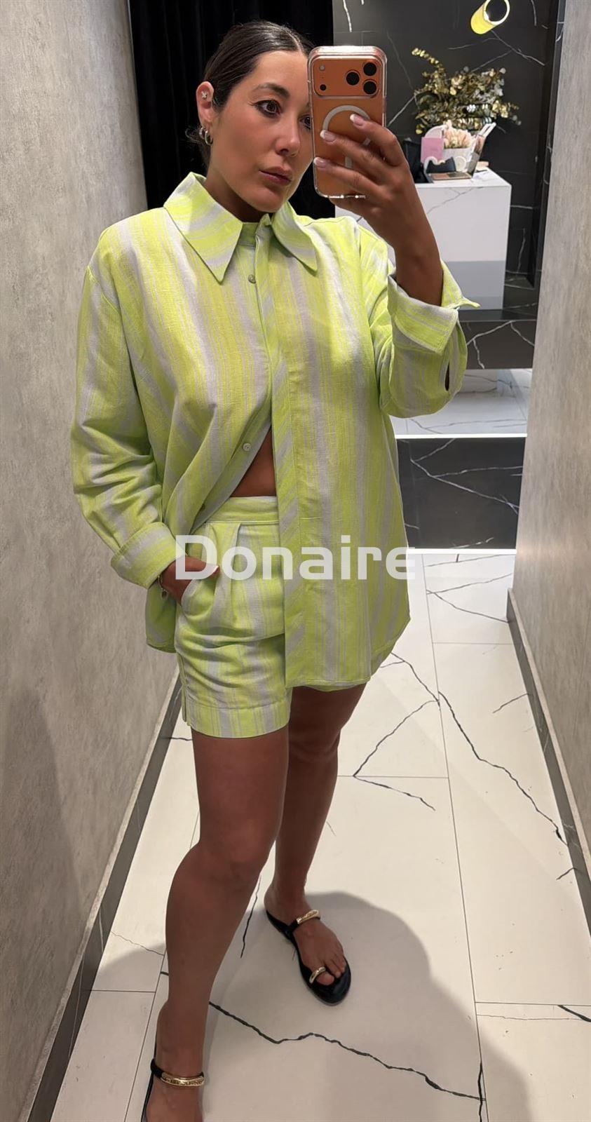 Bermuda lino flúor Open - Imagen 1