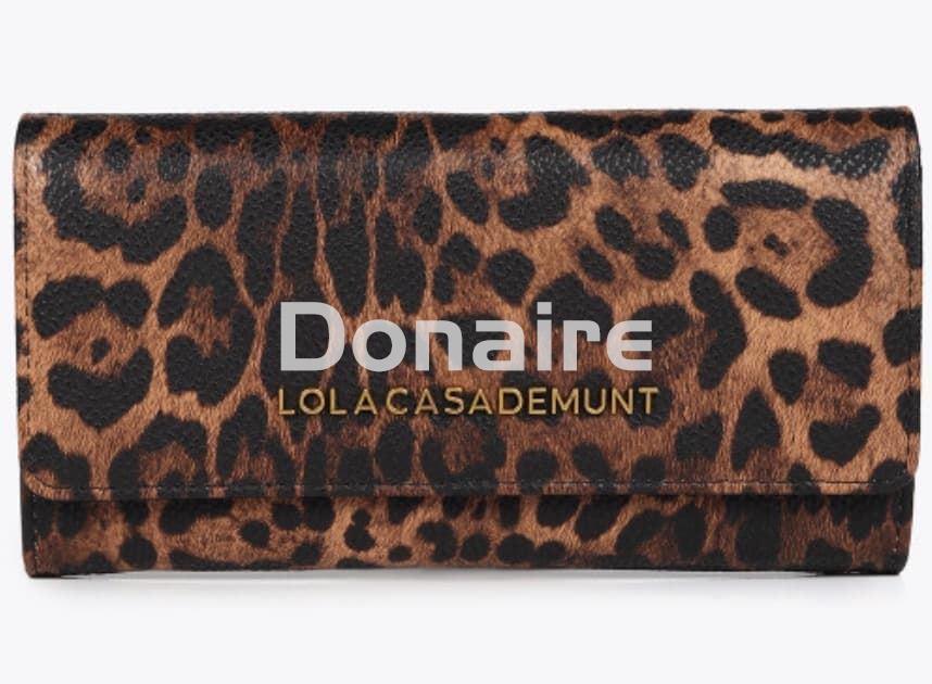 Billetero XL animal print Lola Casademunt - Imagen 1