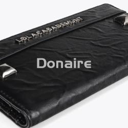 Billetero XL efecto piel arrugada y tachas Lola Casademunt - Imagen 2