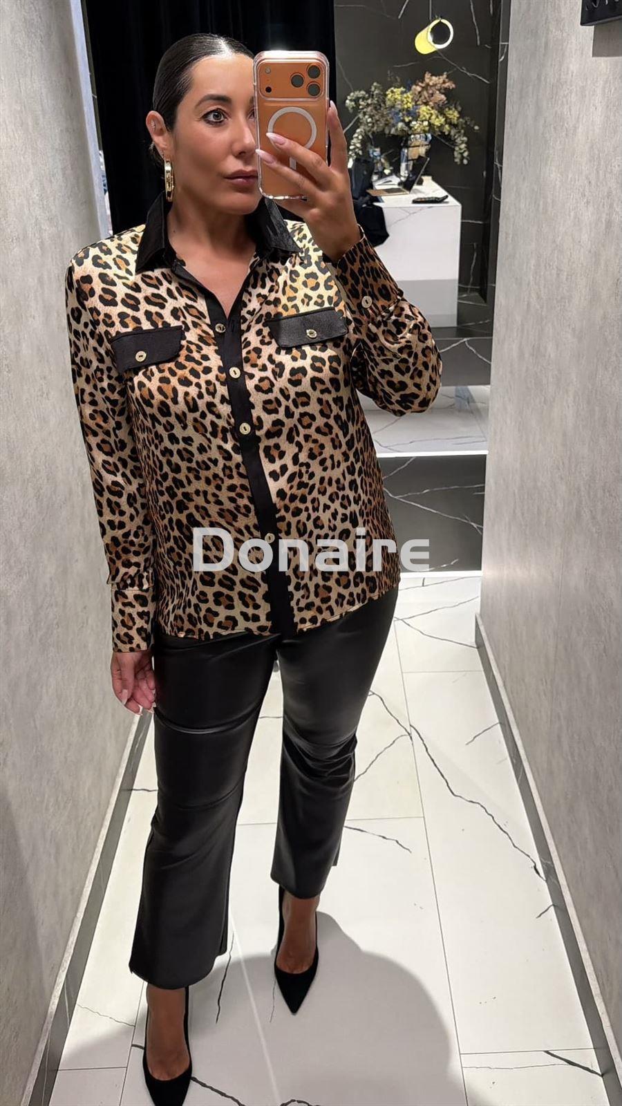 Blusa animal print Lola Casademunt - Imagen 1