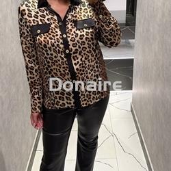 Blusa animal print Lola Casademunt - Imagen 1
