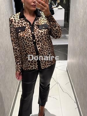 Blusa animal print Lola Casademunt - Imagen 1