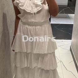 Blusa blanca manga sisa volantes BSB - Imagen 1