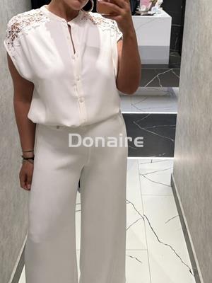 Blusa combinada guipour Goa Goa - Imagen 1