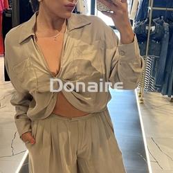 Blusa efecto nudo Souvenir - Imagen 1