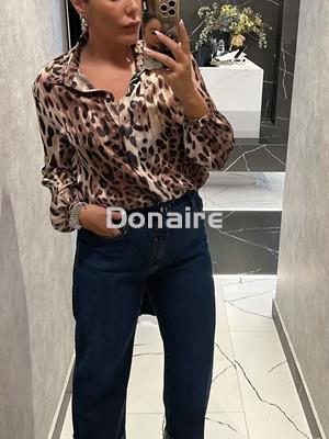 Blusa gasa animal print Koralline - Imagen 2