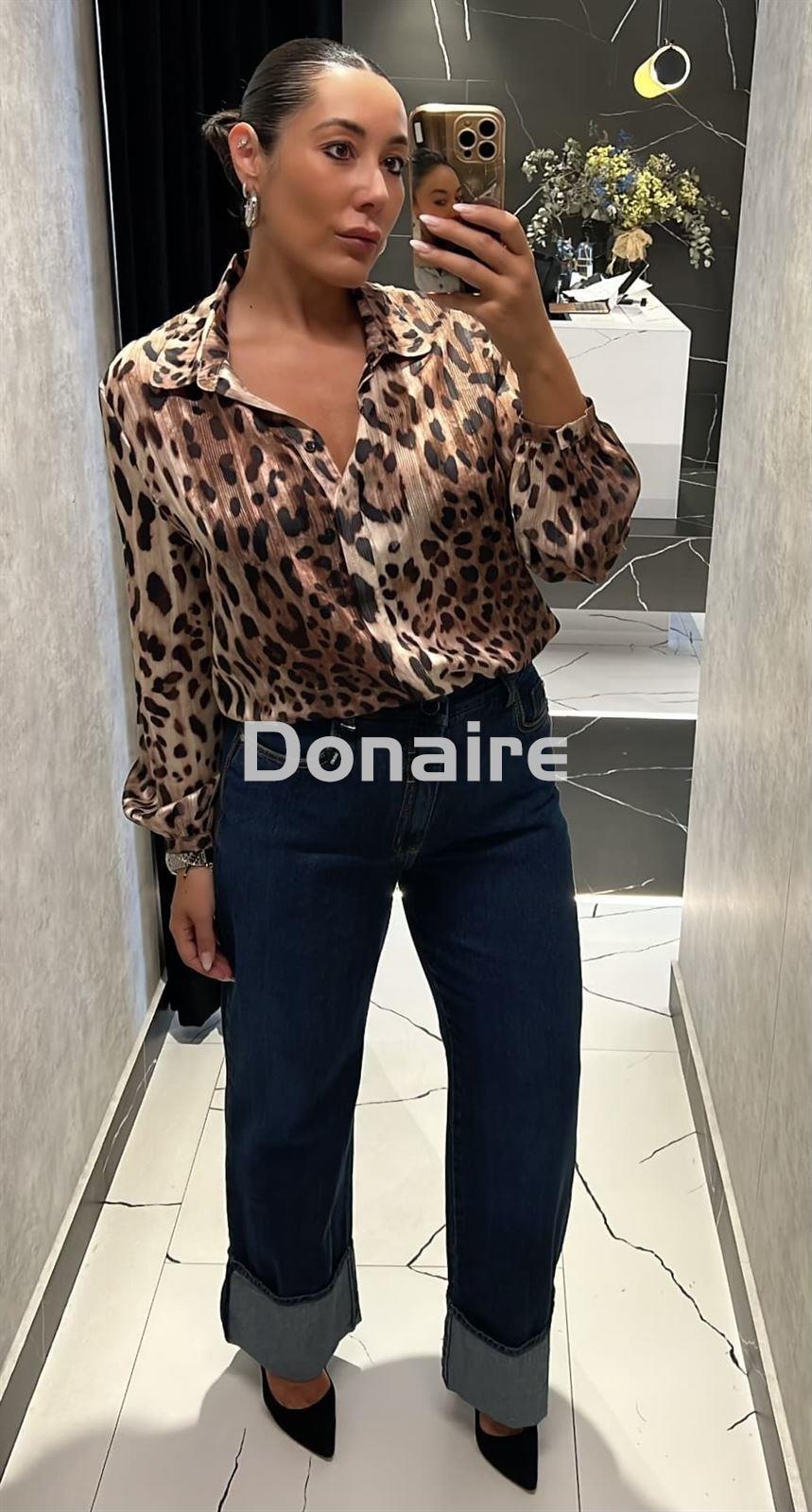 Blusa gasa animal print Koralline - Imagen 4