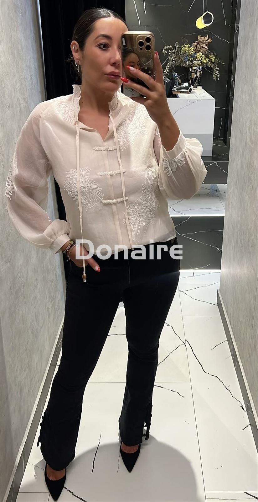 Blusa gasa estilo oriental NKN - Imagen 1
