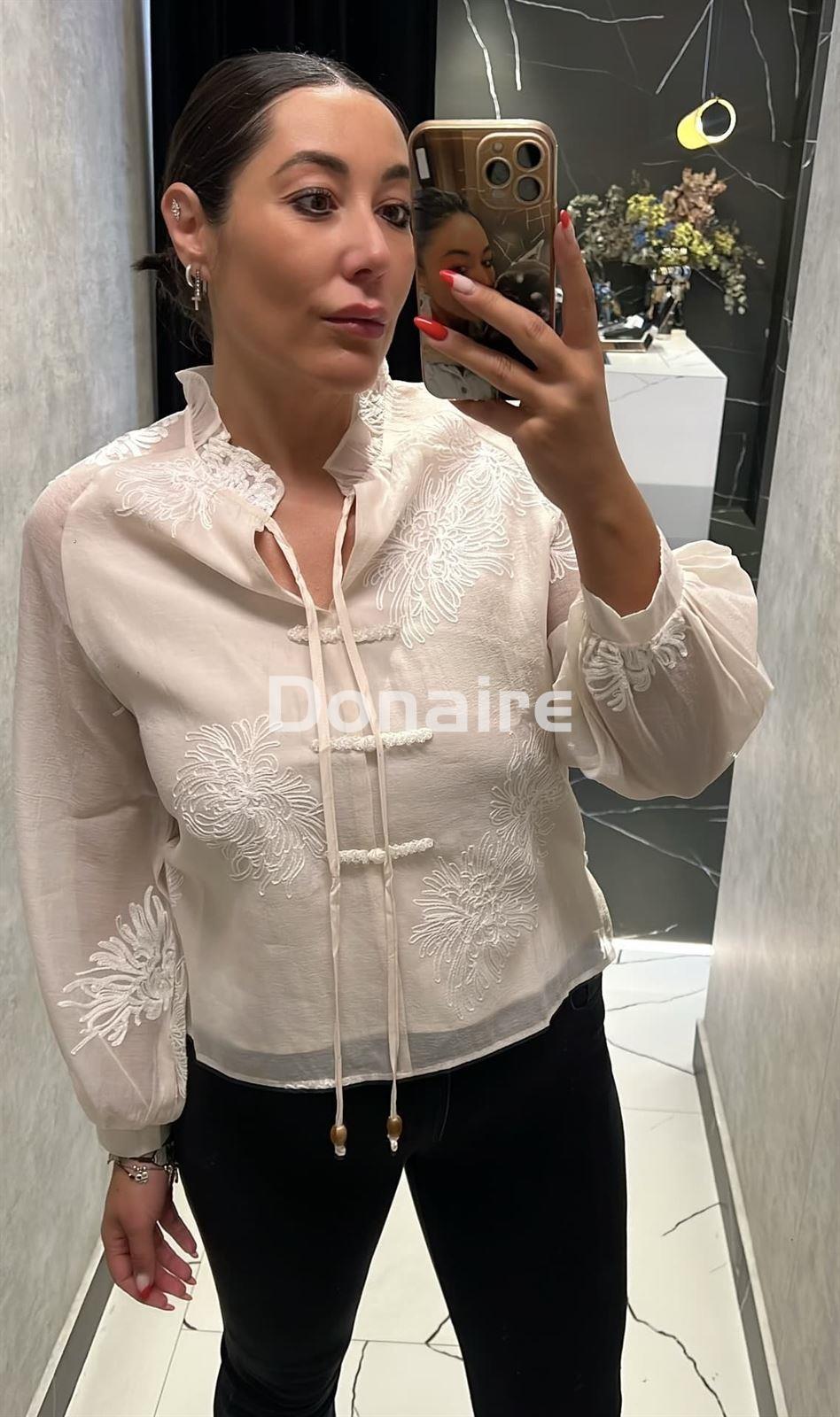 Blusa gasa estilo oriental NKN - Imagen 2