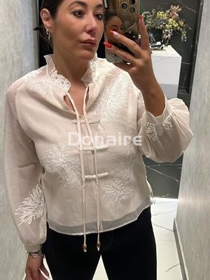 Blusa gasa estilo oriental NKN - Imagen 2