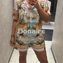 Blusa manga corta print tropical Lez a Lez - Imagen 2