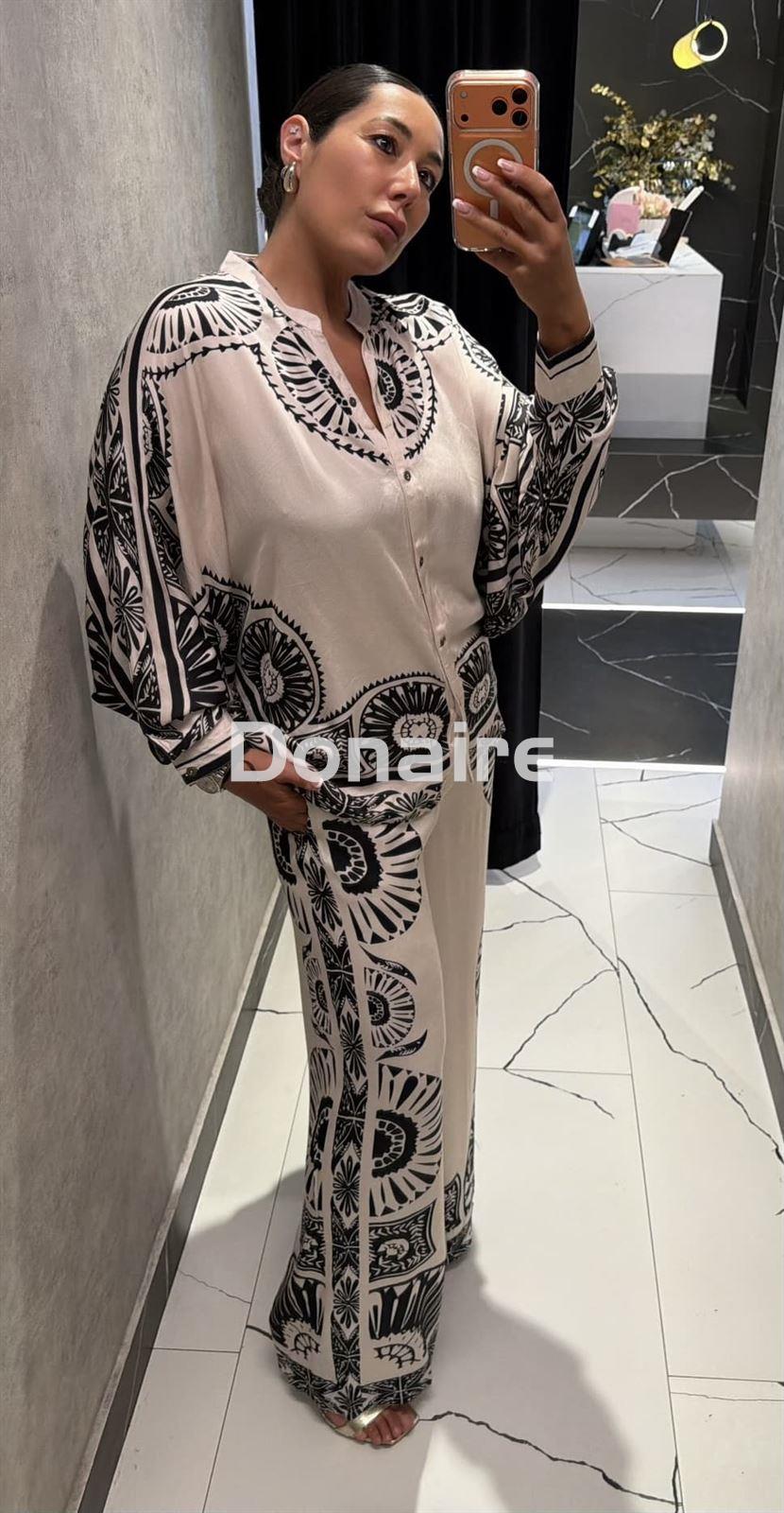 Blusa mangas murciélago satén NKN - Imagen 1