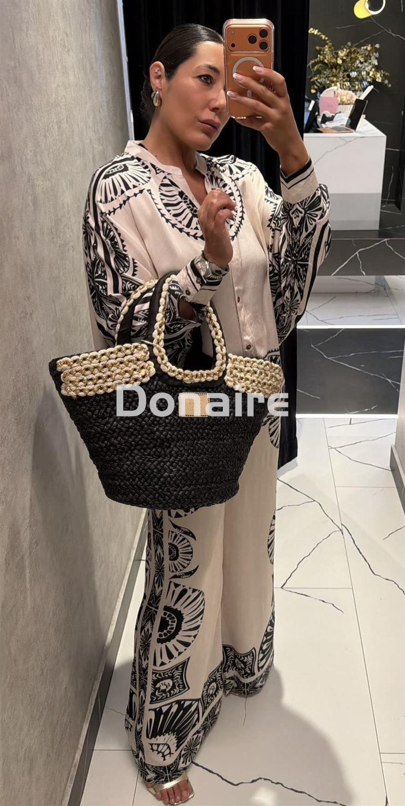 Blusa mangas murciélago satén NKN - Imagen 4