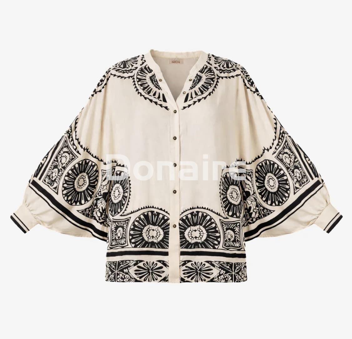 Blusa mangas murciélago satén NKN - Imagen 5