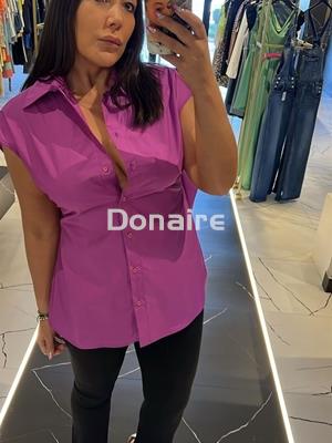 Blusa morada manga sisa Dixie - Imagen 1