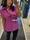 Blusa morada manga sisa Dixie - Imagen 1