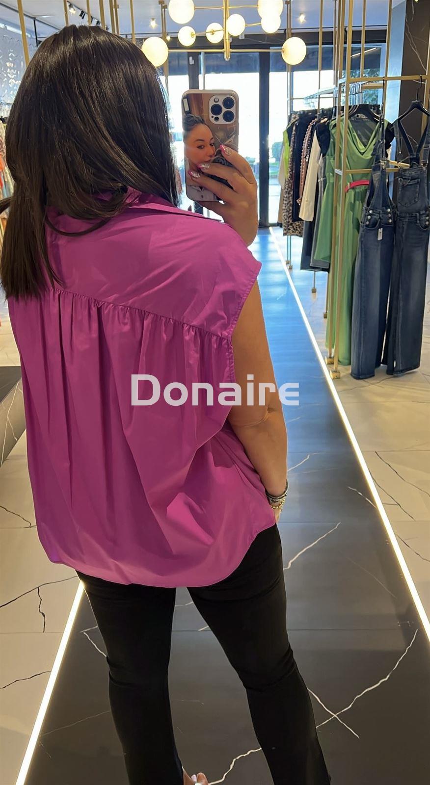 Blusa morada manga sisa Dixie - Imagen 2