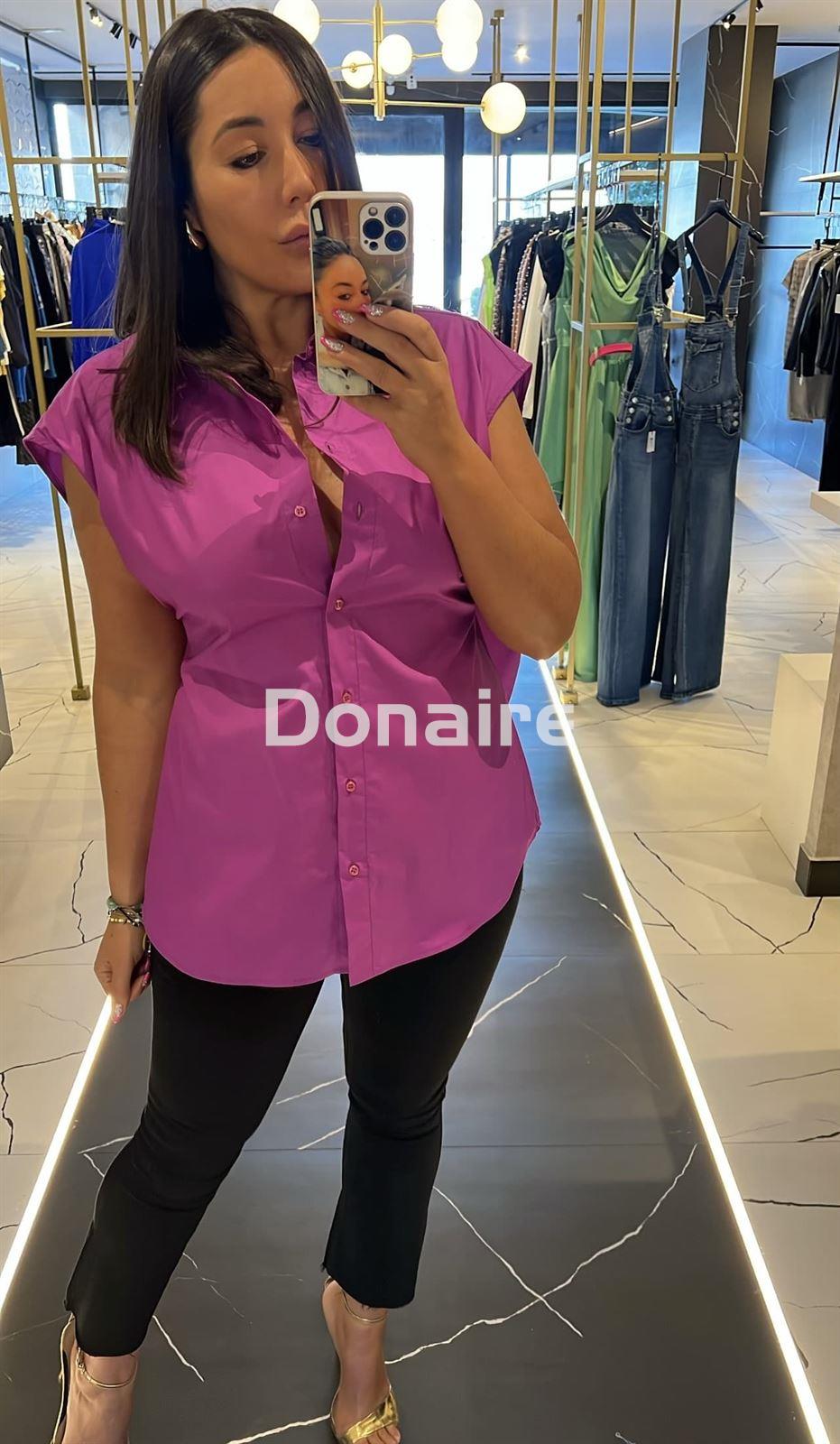 Blusa morada manga sisa Dixie - Imagen 4