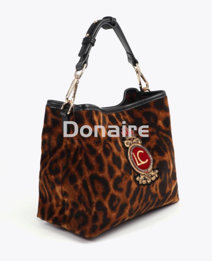 Bolsito animal print y escudo Lola Casademunt - Imagen 3