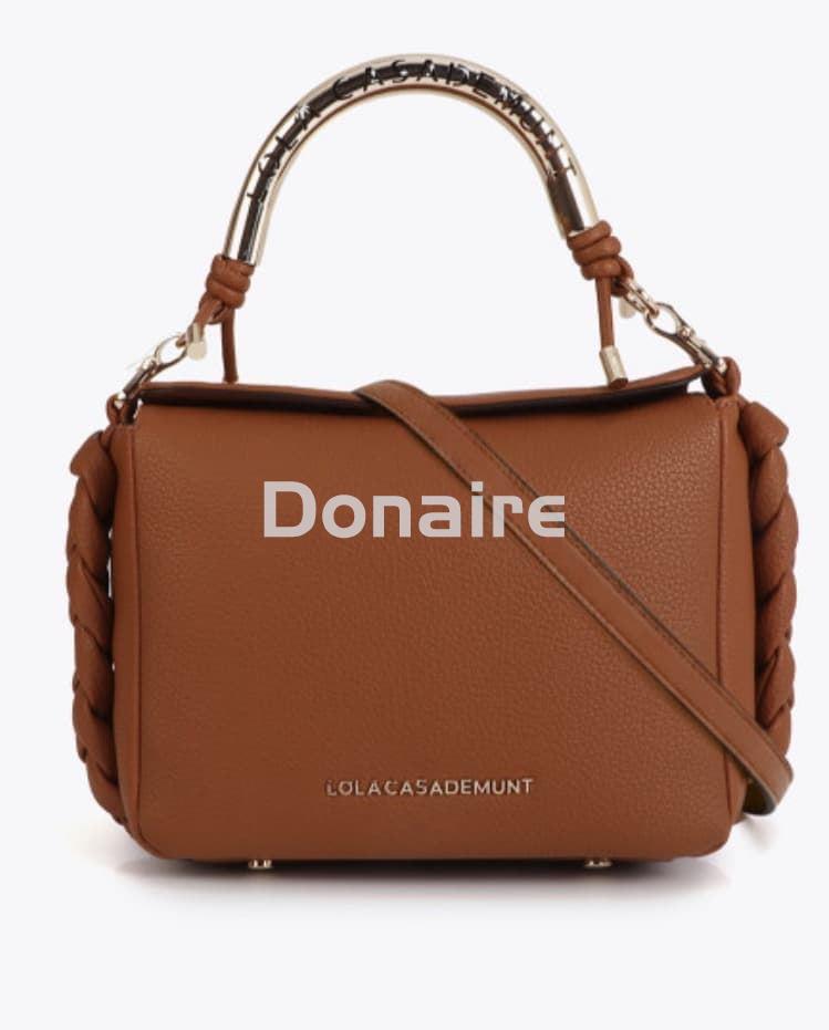 Bolso bandolera 1981 marrón Lola Casademunt - Imagen 1