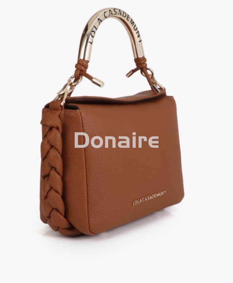 Bolso bandolera 1981 marrón Lola Casademunt - Imagen 3